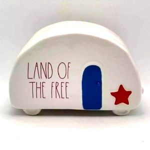 🇺🇸 New Rae Dunn Land of the Free Ceramic Camper